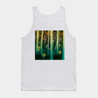 Enchanted Yellow Butterfly Tank Top